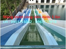 lắp đặt máng trượt nước 5 làn