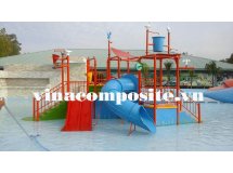 Liên hoàn cầu trượt nước, cầu tuột liên hoàn bể bơi