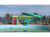 Máng trượt nước lớn hồ bơi