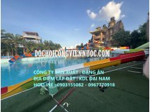 Thiết kế máng trượt phao công viên nước